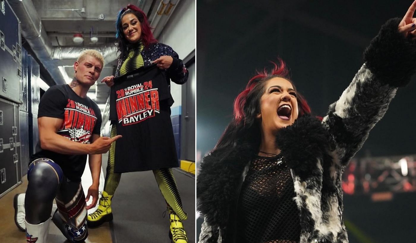 Bayley changed up her look for WrestleMania