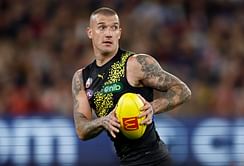 "It was funny" - Steven May reveals details behind in-game chat with 'great of the game' Dustin Martin during Melbourne vs Richmond clash