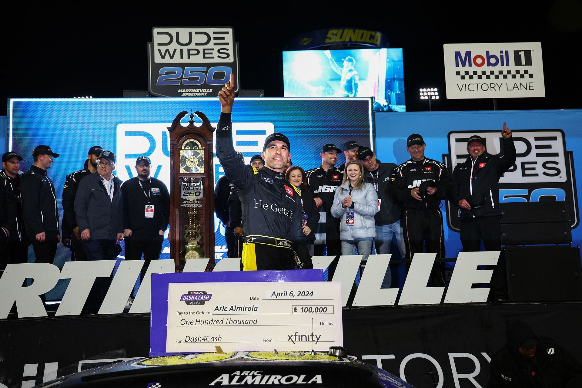 Dude Wipes 250 Who won the NASCAR Xfinity Series race today? Full