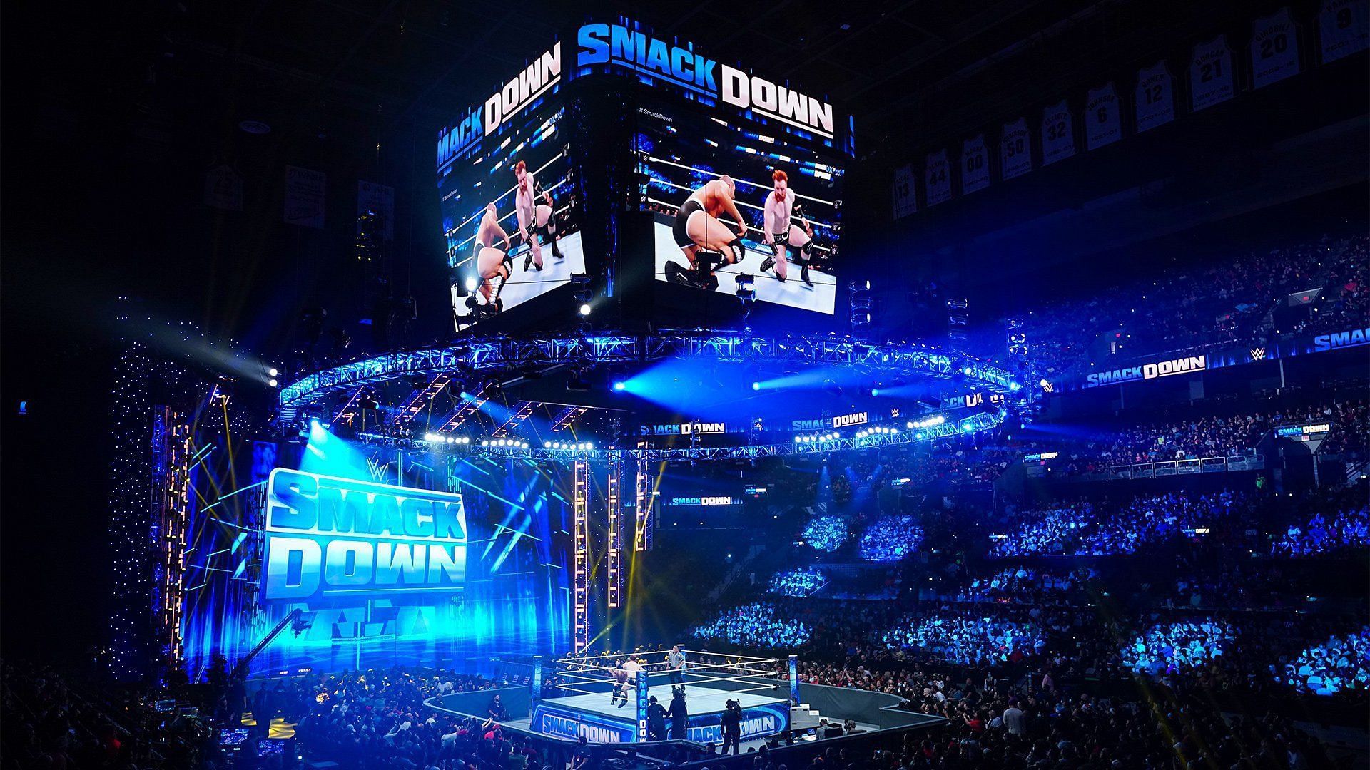 The WWE Universe packs their local arena for a live SmackDown episode