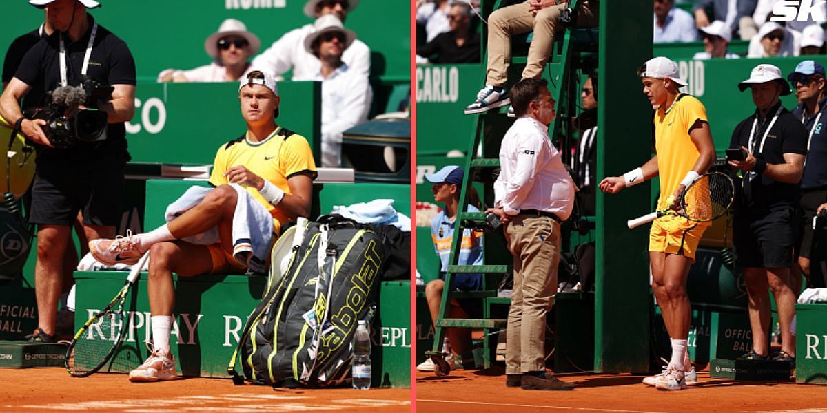 Fans incensed by alleged incorrect line call during Holger Rune-Jannik Sinner Monte-Carlo QF clash