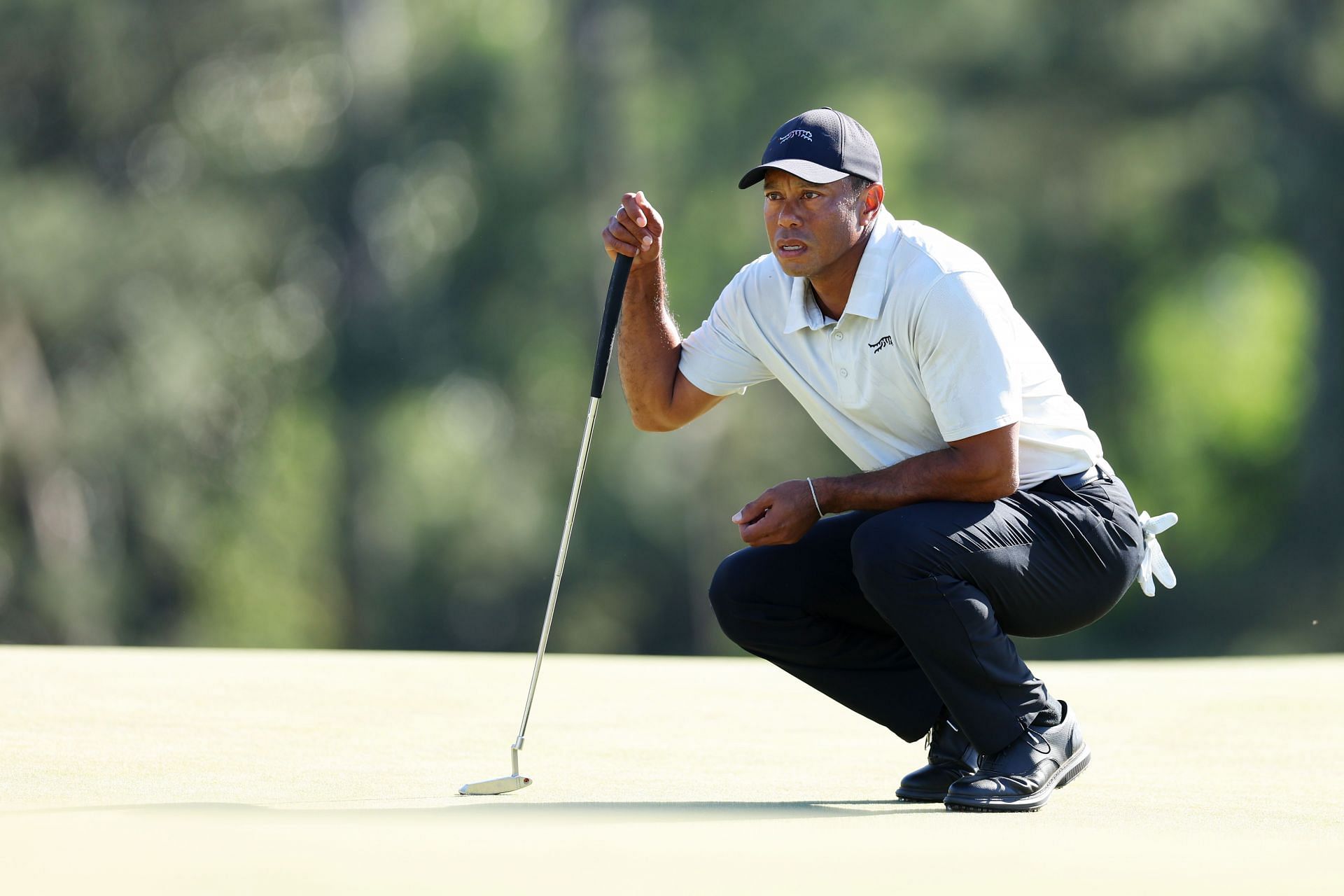 Tiger Woods is down the leaderboard