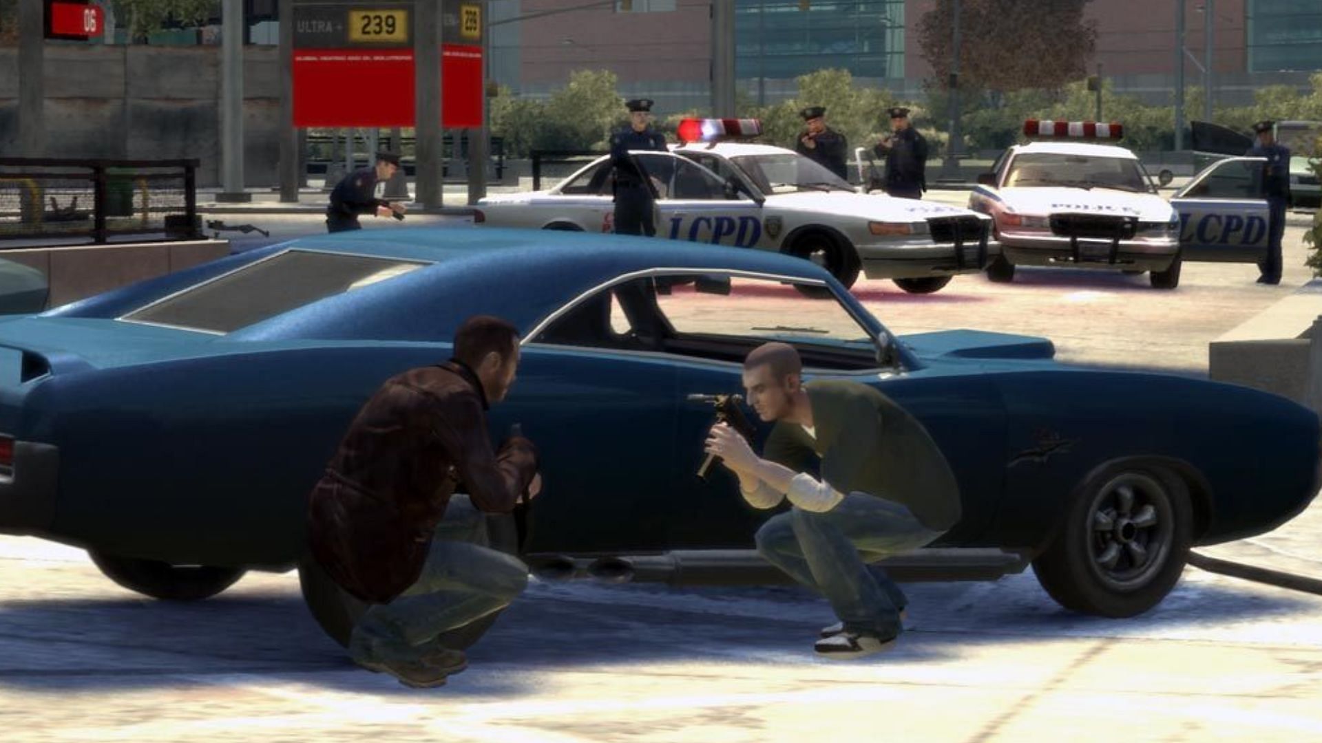 Niko Bellic and Patrick &quot;Packie&quot; McReary in Grand Theft Auto 4 (Image via Rockstar Games)