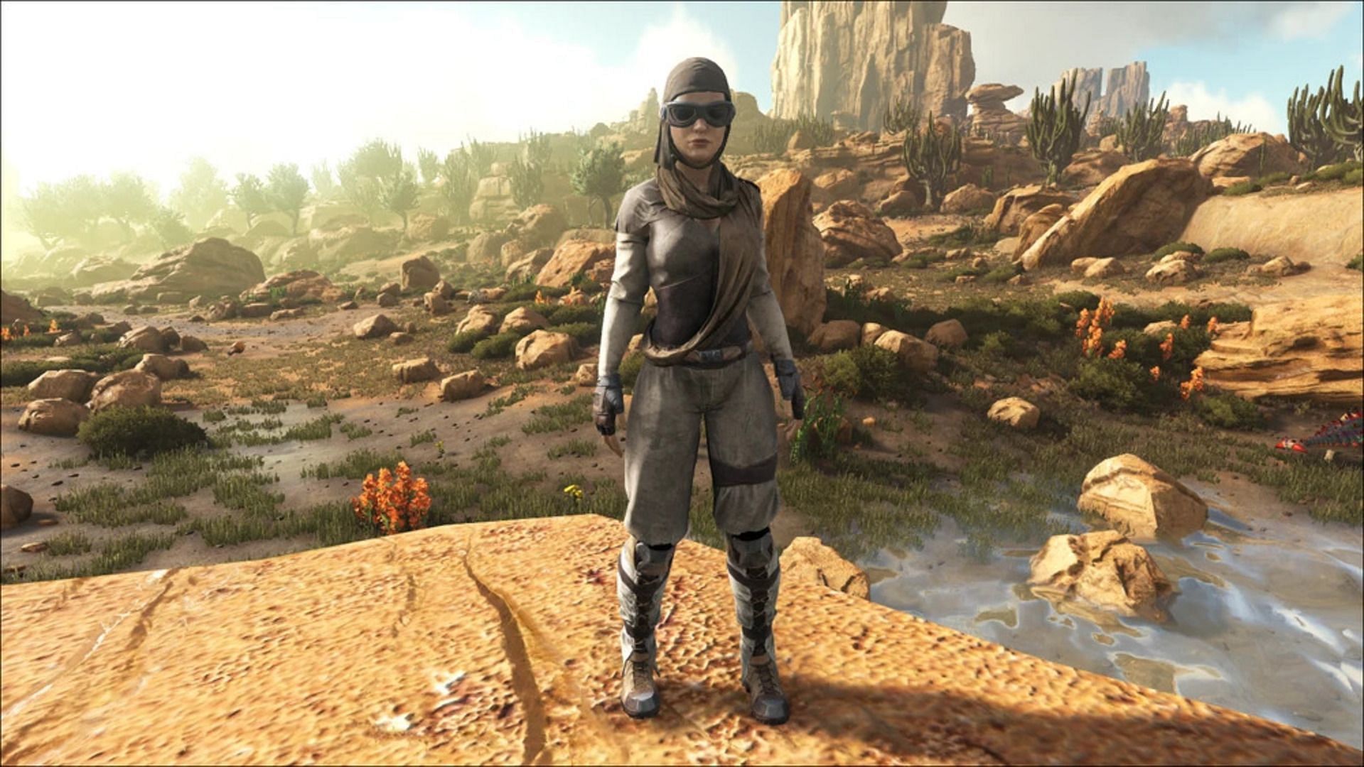 The Desert Armor set in Ark Survival Ascended (Image via Studio Wildcard)