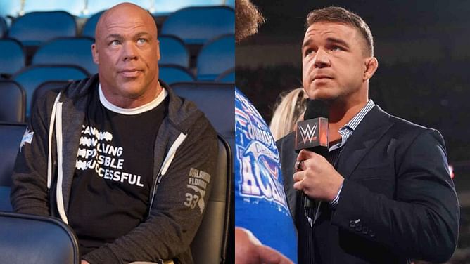 Kurt Angle gets honest about Chad Gable's heel turn and the WWE star copying most of his "characteristics"
