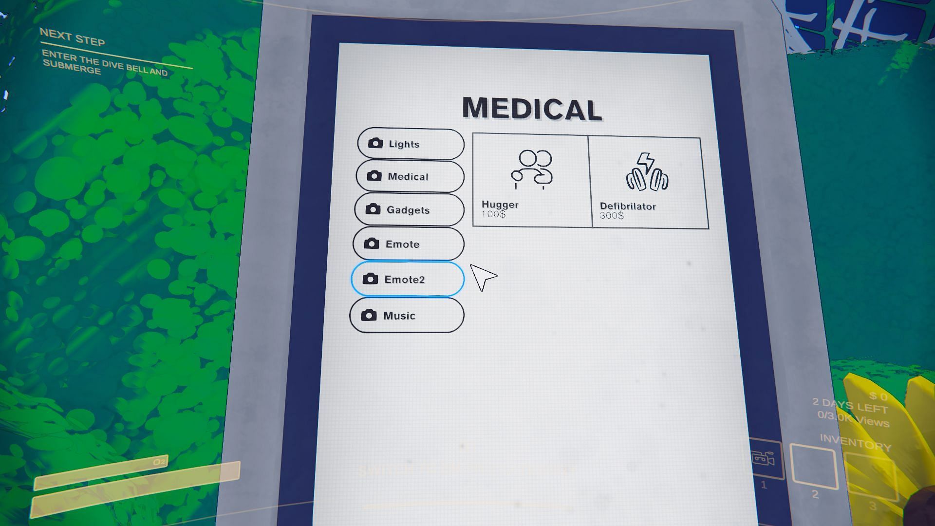 Medical upgrades and cost (Image via Landfall Games)