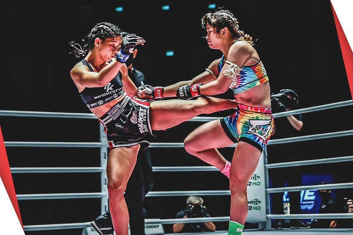 Stamp (R) vs Allycia Hellen Rodrigues | Photo by ONE Championship