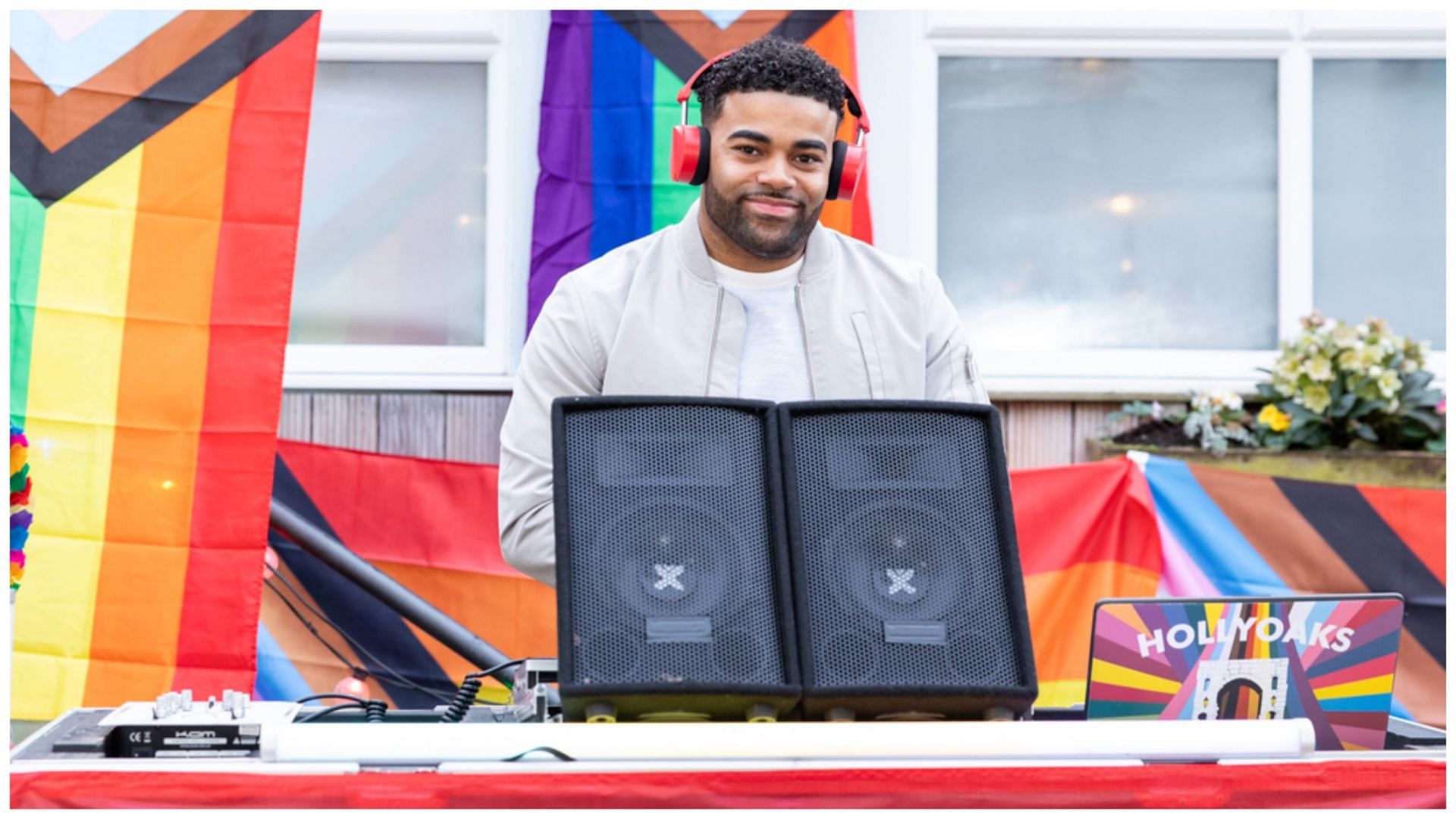 Hollyoaks - Carter endures community scorn at Pride, (Image via Lime Pictures)