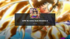 Anime Souls X codes