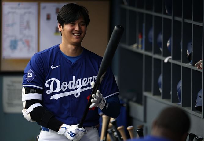 Watch: Shohei Ohtani & Dodgers staff recreate epic fusion move from Dragon Ball Z in dugout celebration