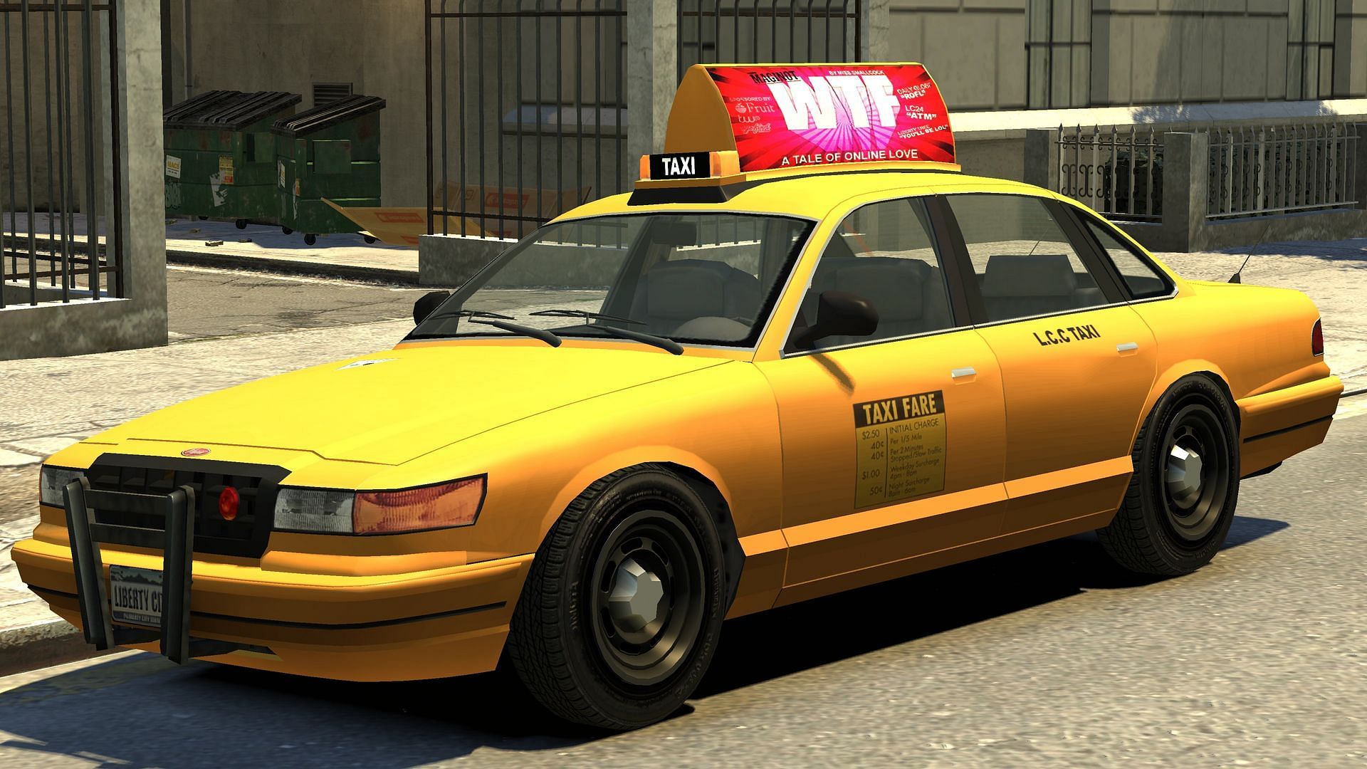 Taxi is a common vehicle in GTA games (Image via Rockstar Games || GTA Wiki/Monkeypolice188)