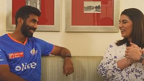 [Watch] “I hope you’ll be around to tell me” - Sanjana Ganesan interviews Jasprit Bumrah during IPL 2024
