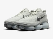 Nike Air Max Scorpion Flyknit SE "Light Silver/Smoke Grey/Sea Glass/Black" sneakers: Features explored