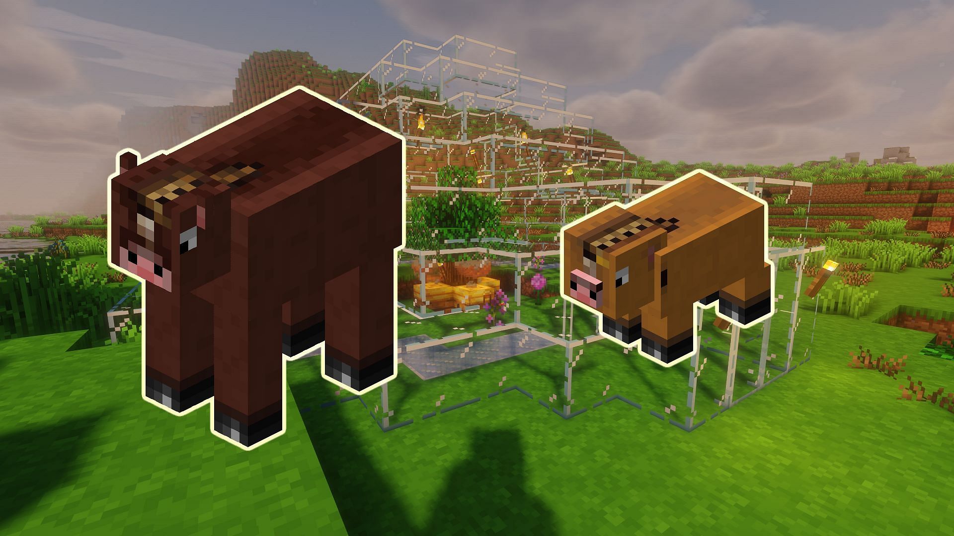 The horses and ponies were pretty creepy additions to the game (Image via Mojang)