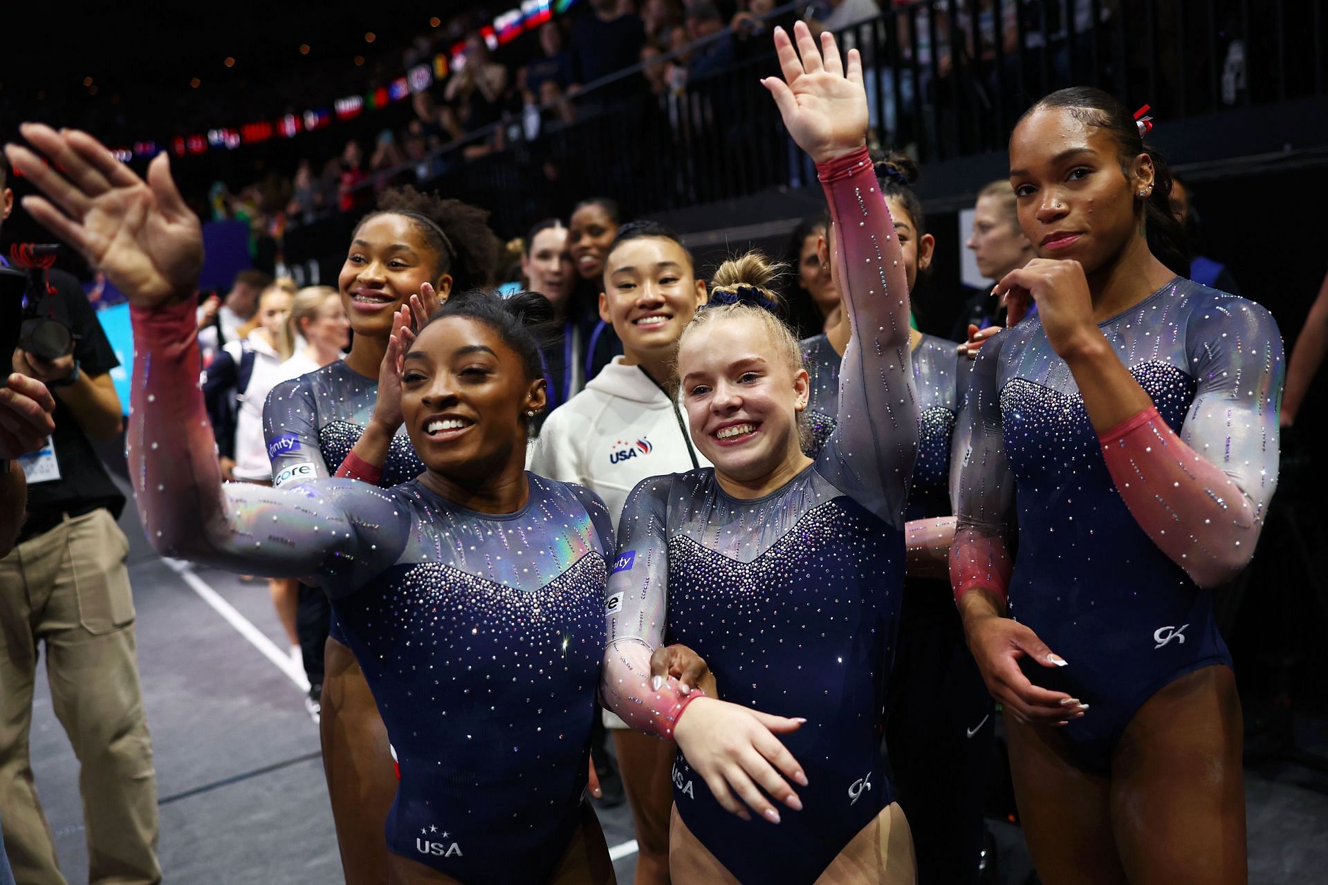 Simone Biles and her USA teammates receive World Championship rings ...