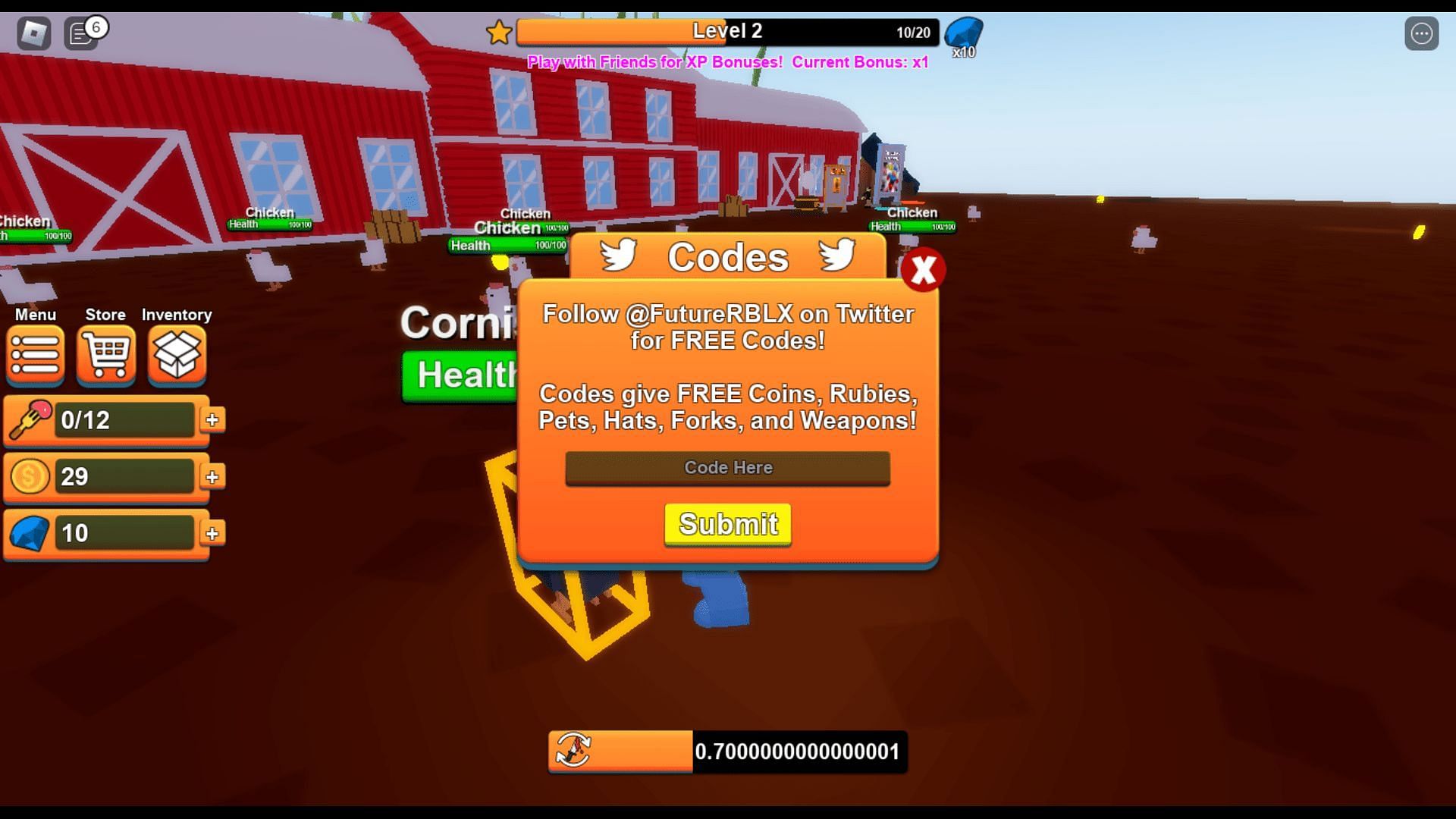 Redeem codes in Sizzling Simulator with ease (Image Roblox)
