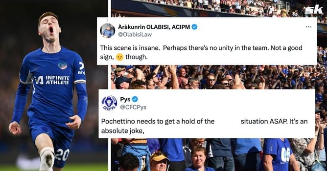 “No unity in the team”, “It’s an absolute joke” - Chelsea fans disturbed by ‘embarrassing’ moment involving Cole Palmer in 6-0 win over Everton