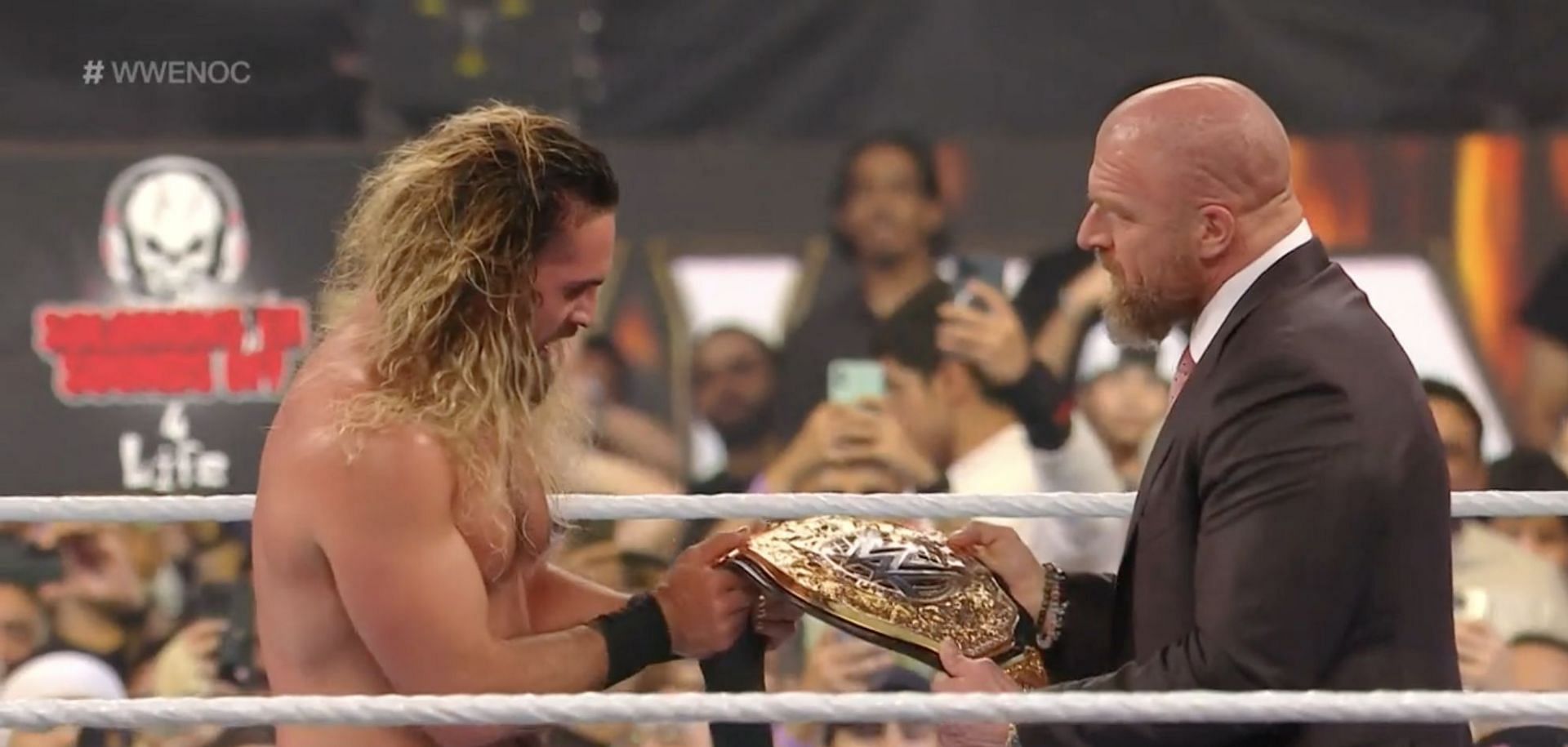 Seth Rollins lost the World title at WrestleMania 40!