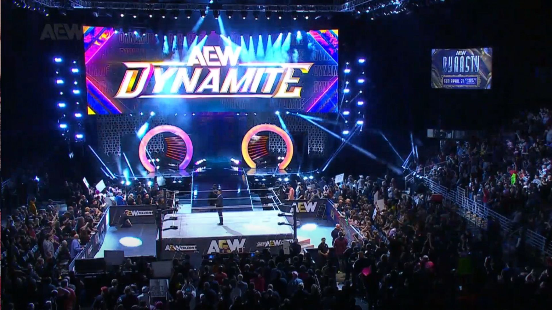 AEW Dynamite is the weekly Wednesday show of the promotion [Photo courtesy of Triller TV