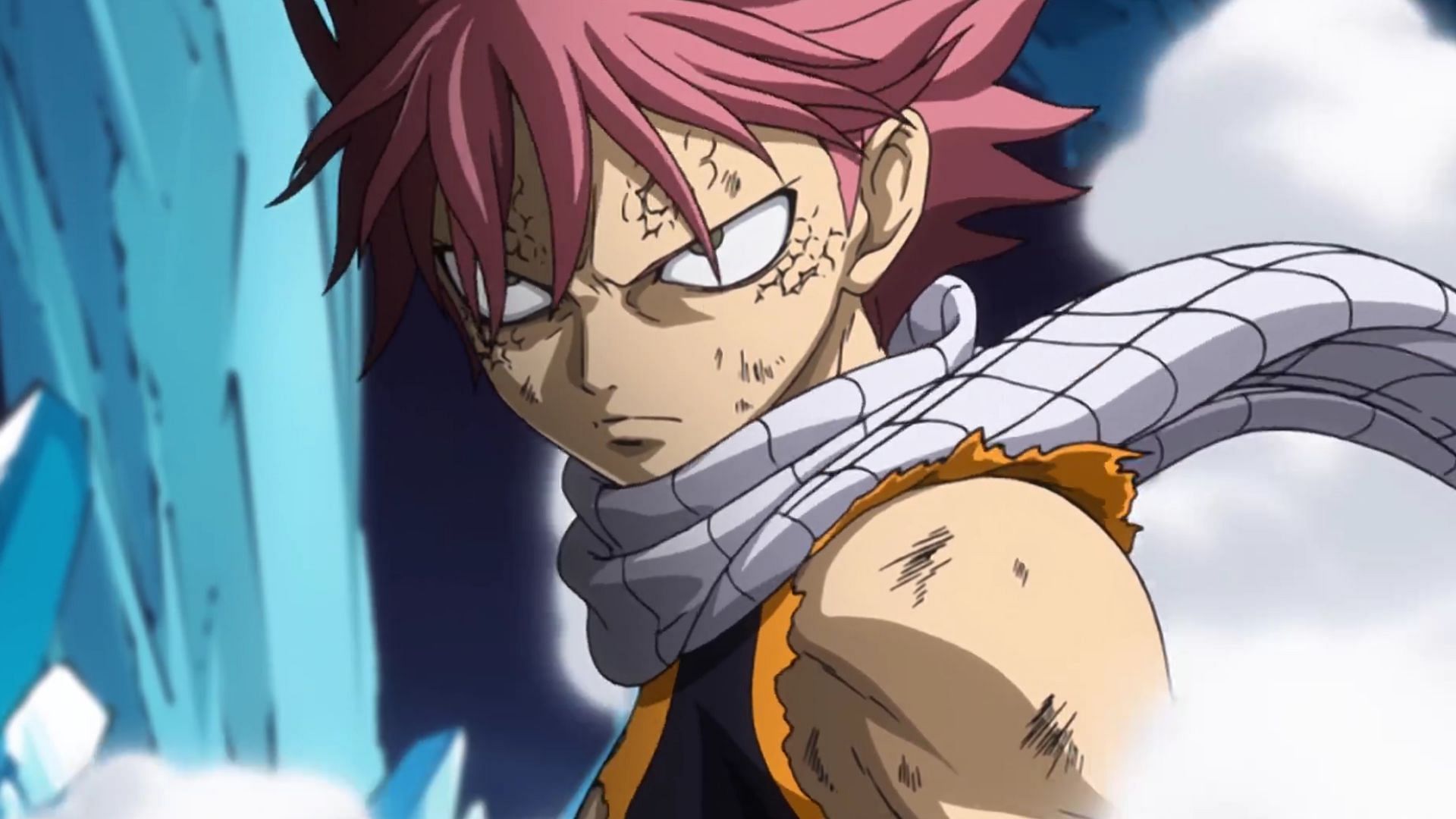 5th among most underrated anime transformations: Natsu&#039;s Dragon Force (Image via A1-Pictures)