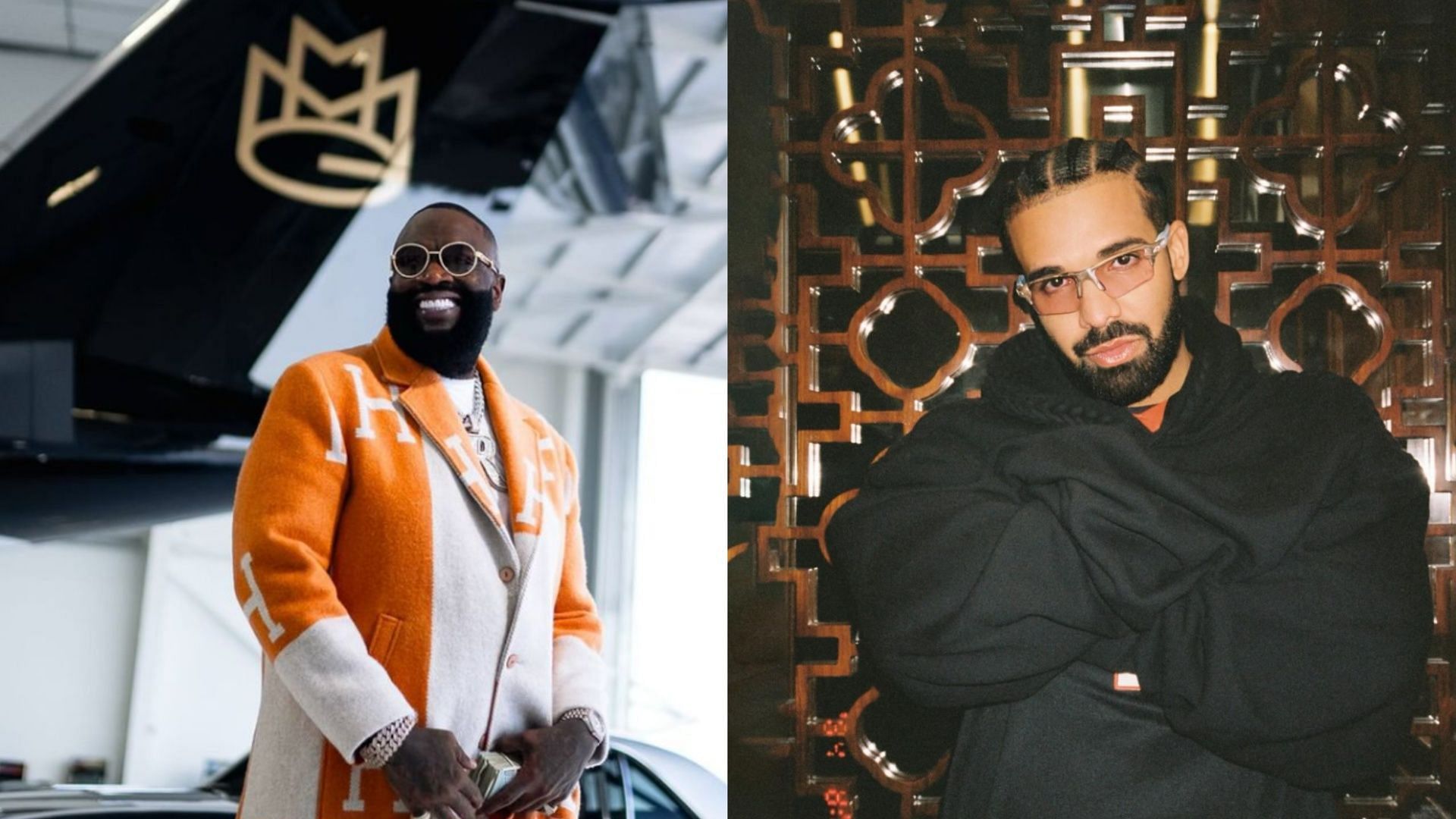 Rick Ross and Drake were once collaborators. (Image via Instagram/ richforever/ champagnepapi)