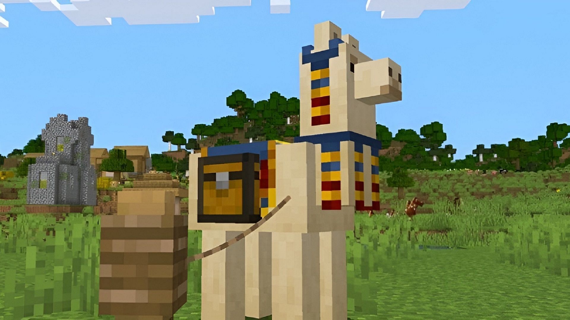 Minecraft 1.20.6 fixes a bug related to trader llamas&#039; inventory capabilities (Image via Mojang)