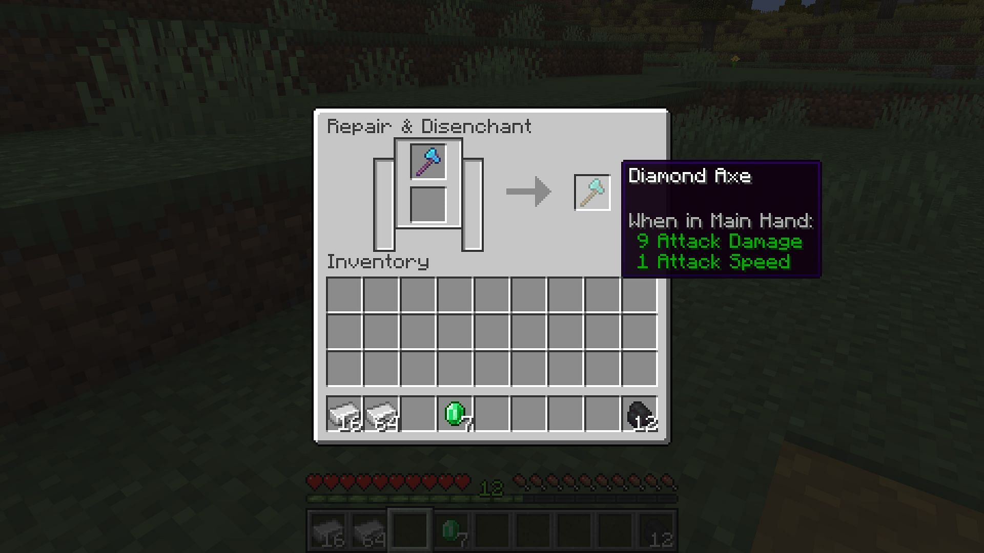 Minecraft grindstones are mainly used for removing enchantments from items (Image via Mojang)