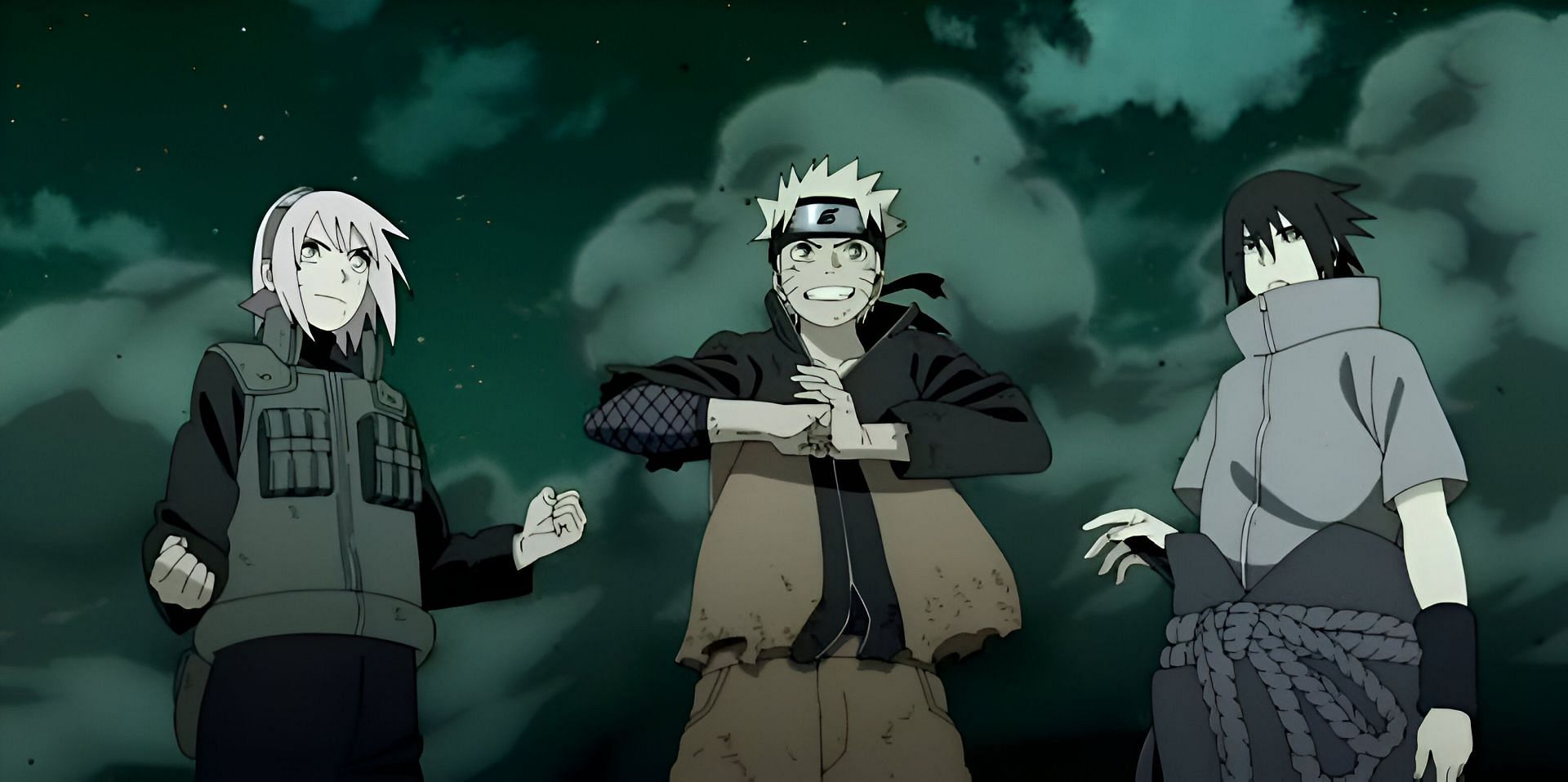 Team 7 as seen in the anime (Image via Studio Pierrot)