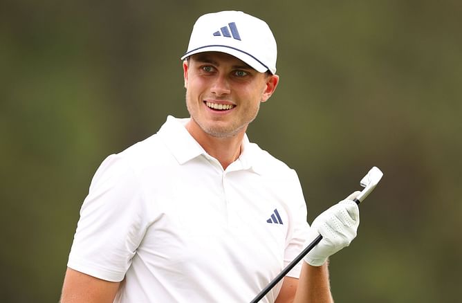 WATCH: Ludvig Aberg sets up eagle with impressive long shot at 2024 RBC Heritage