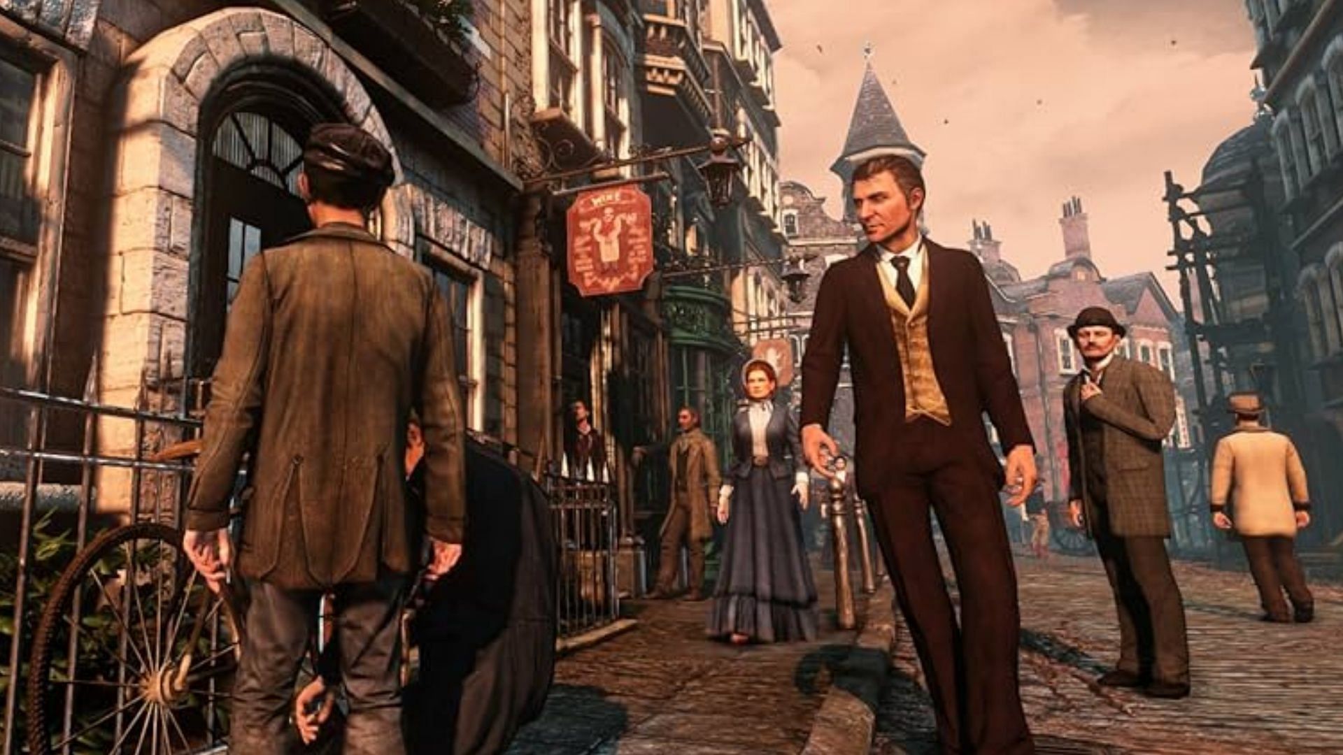 Play as the legend Sherlock Holmes in this classic detective game (Image via Frogwares)