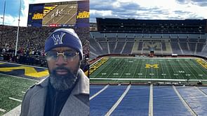 "Gotta let everybody know": Former Michigan CB Charles Woodson shows off Wolverines' national championship belt during spring game
