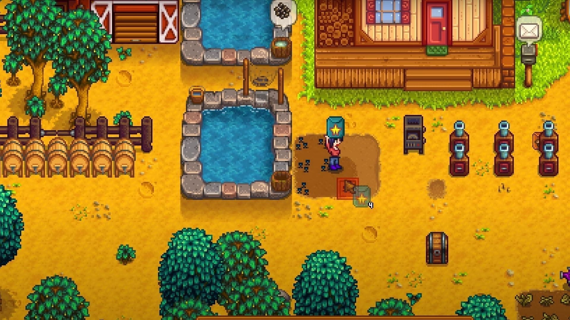 Starfruits can be sold after 13 days of planting the seeds (Image via ConcernedApe || YouTube/@Ubisen Games)