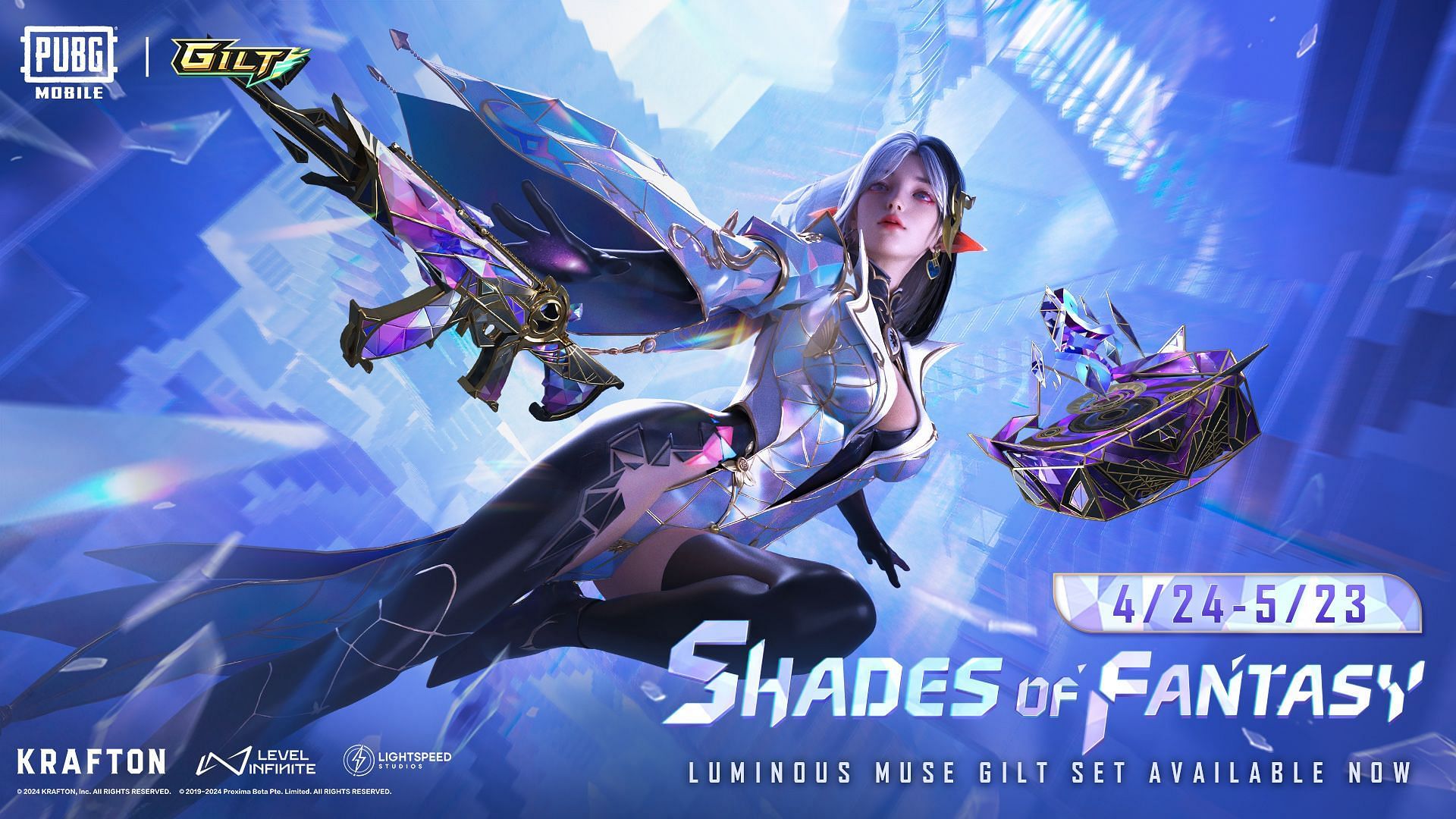 Luminous Muse set in PUBG Mobile (Image via Tencent Games)