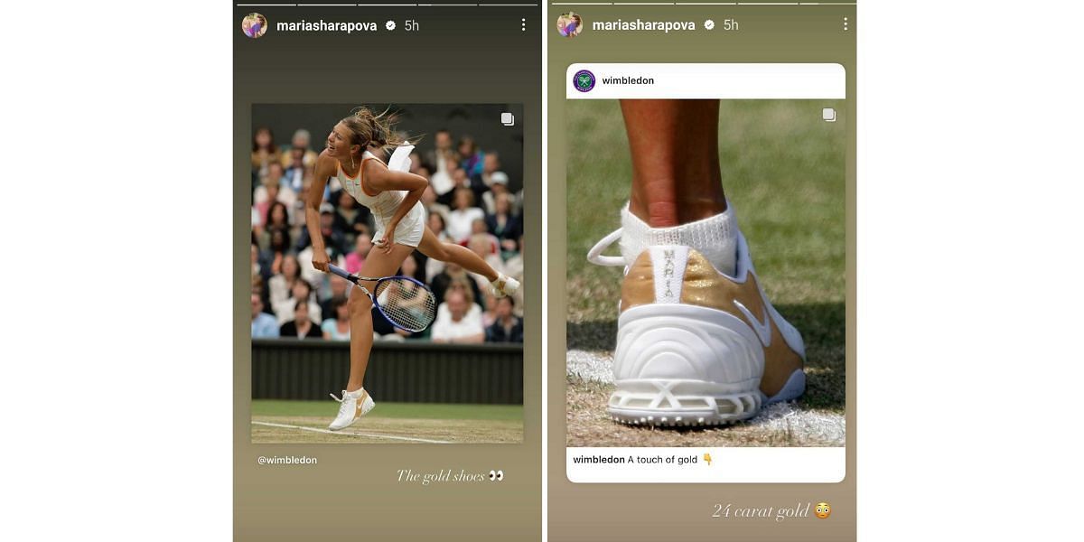 Maria Sharapova&#039;s Instagram stories