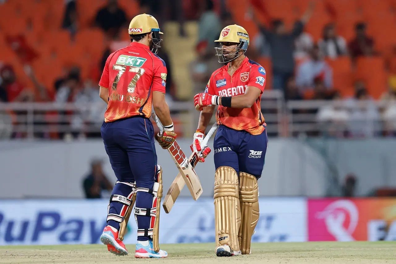 Shashank Singh (right) and Ashutosh Sharma almost took PBKS to an unlikely win. [P/C: iplt20.com]