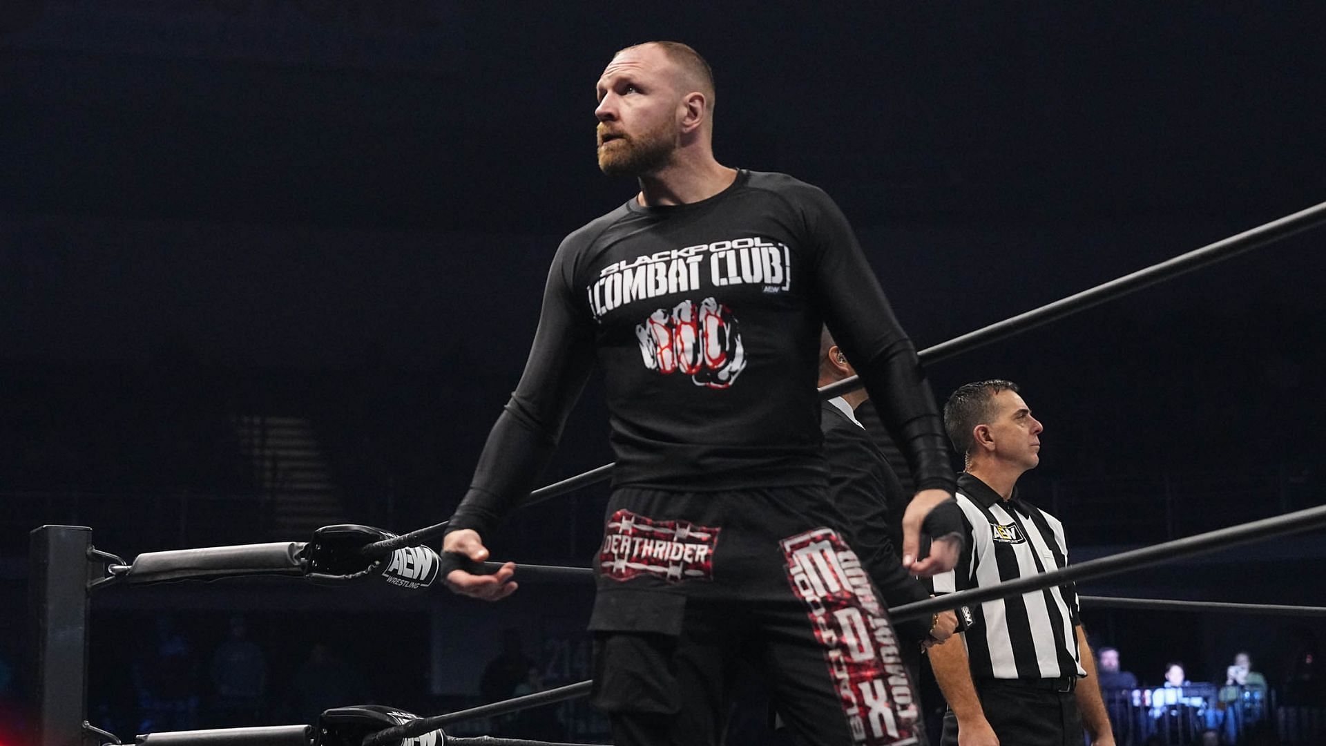 Jon Moxley is a former AEW World Champion and a member of the Blackpool Combat Club [Photo courtesy of AEW Official Website]