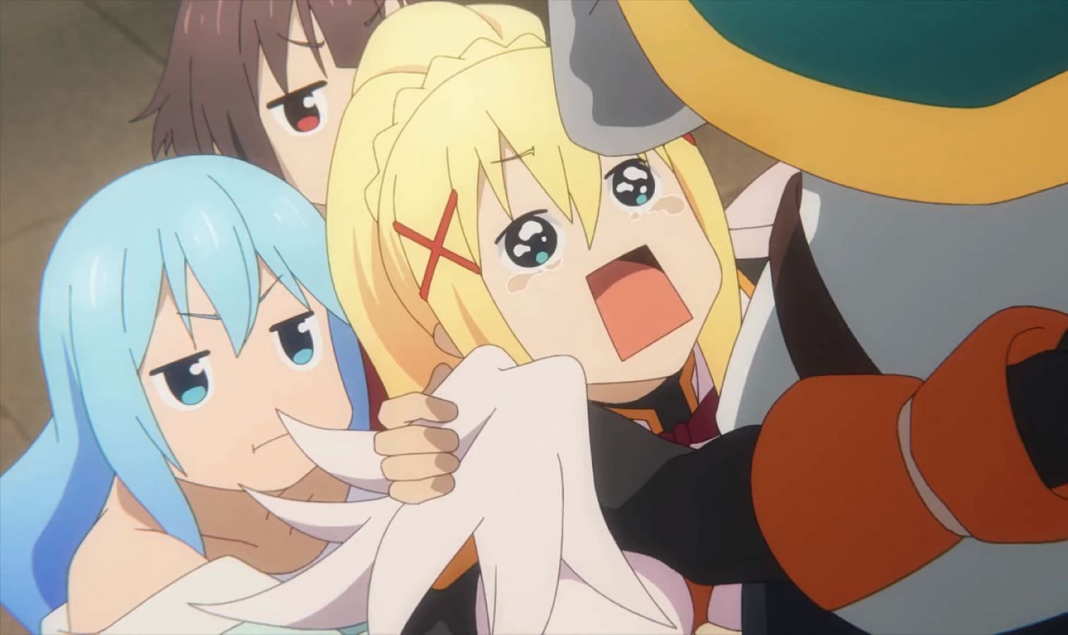 A still from Konosuba season 3 episode 1 (Image via Drive)