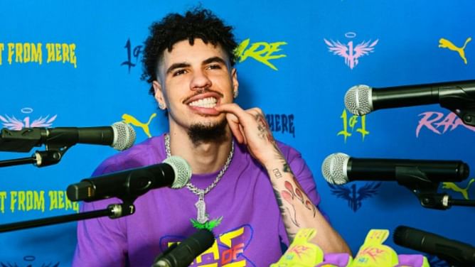 IN PHOTOS: LaMelo Ball and Puma drop fiery lifestyle shoe inspired by Y2K skate culture