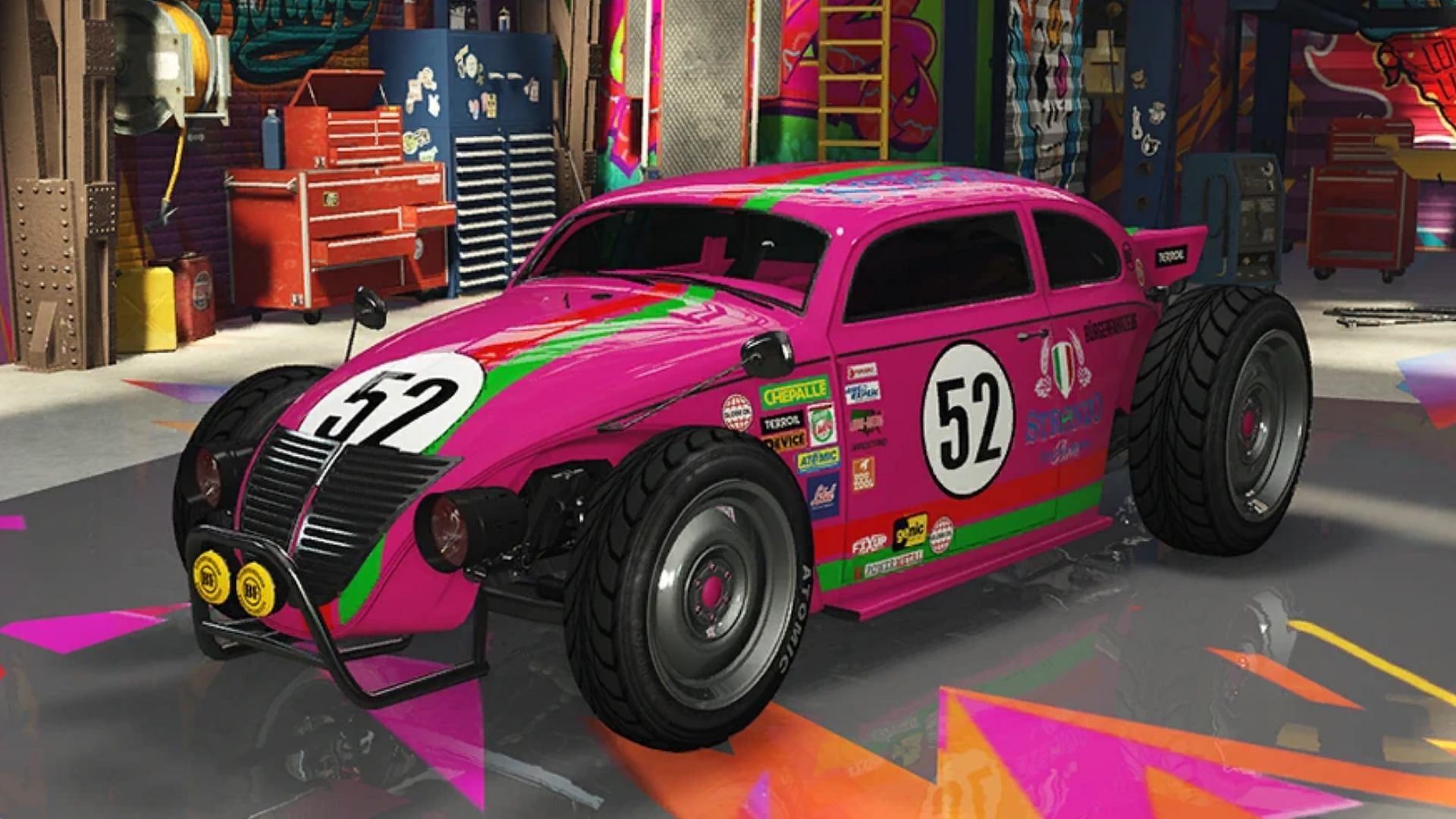The BF Weevil Custom in its full glory in Grand Theft Auto Online. (Image via GTA Wiki)