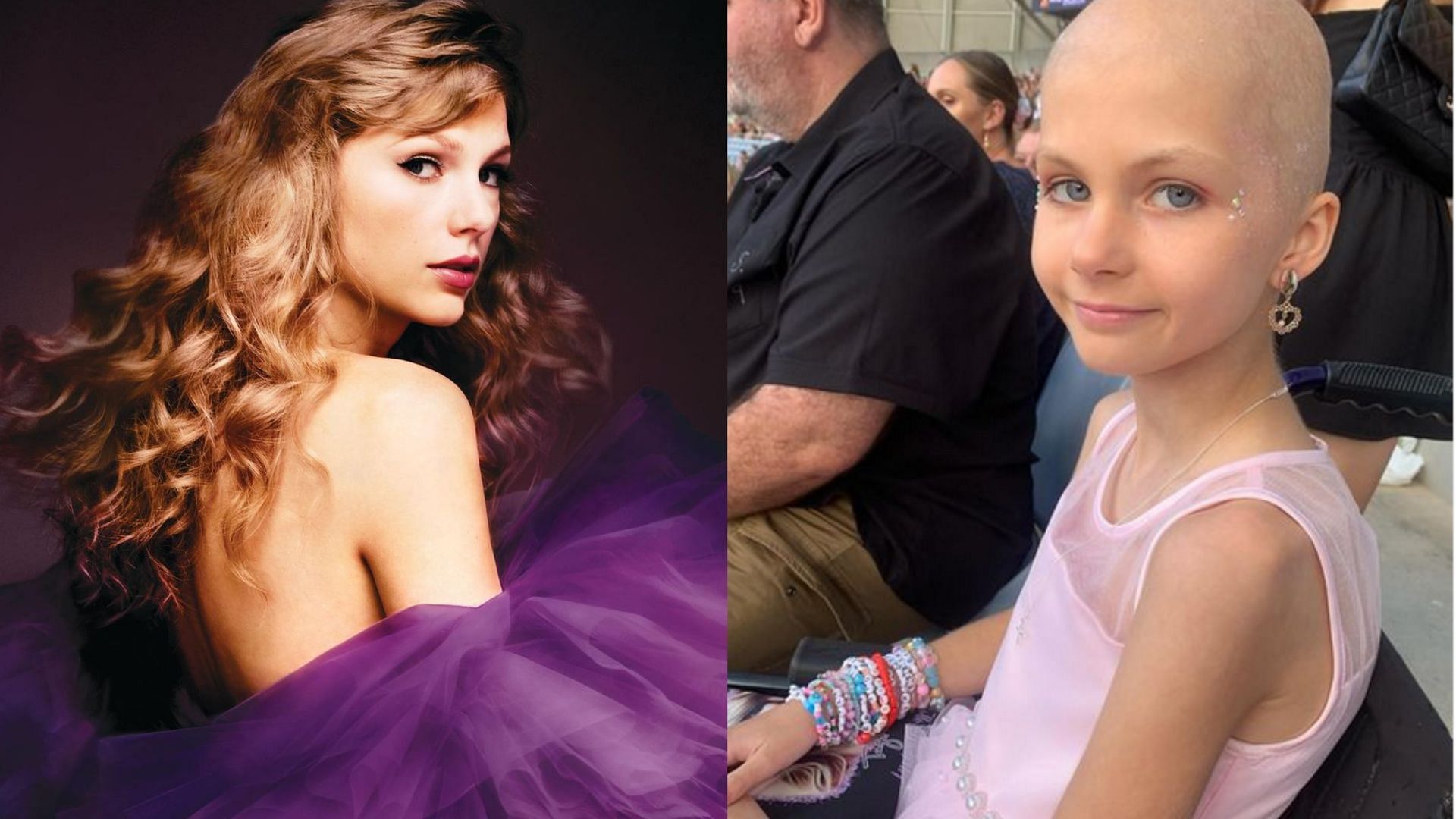 Taylor Swift fan Scarlett Oliver recently died (Image via Instagram / @taylorswift and @natoliver22)