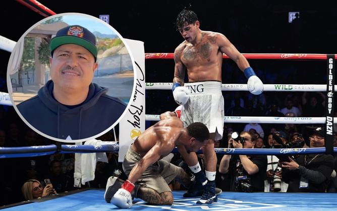 "Can win a rematch" - Robert Garcia predicts that Devin Haney would avenge his loss against Ryan Garcia after "good training camp"