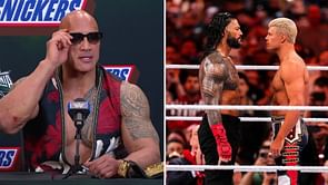 The Rock makes a massive tease for WrestleMania 40 Night 2 main event between Cody Rhodes and Roman Reigns