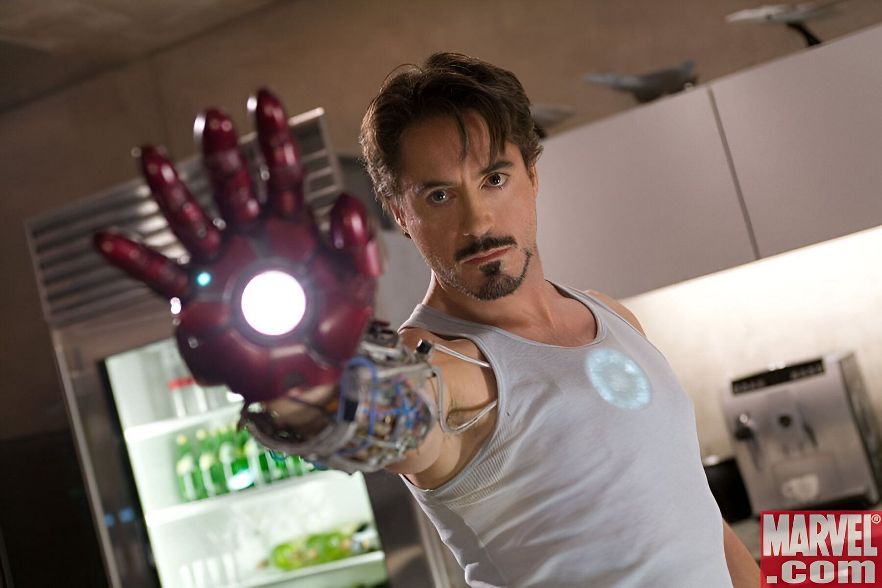 Robert Downey Jr. as Tony Stark in &#039;Iron Man&#039; (Image via X/@iron_man)