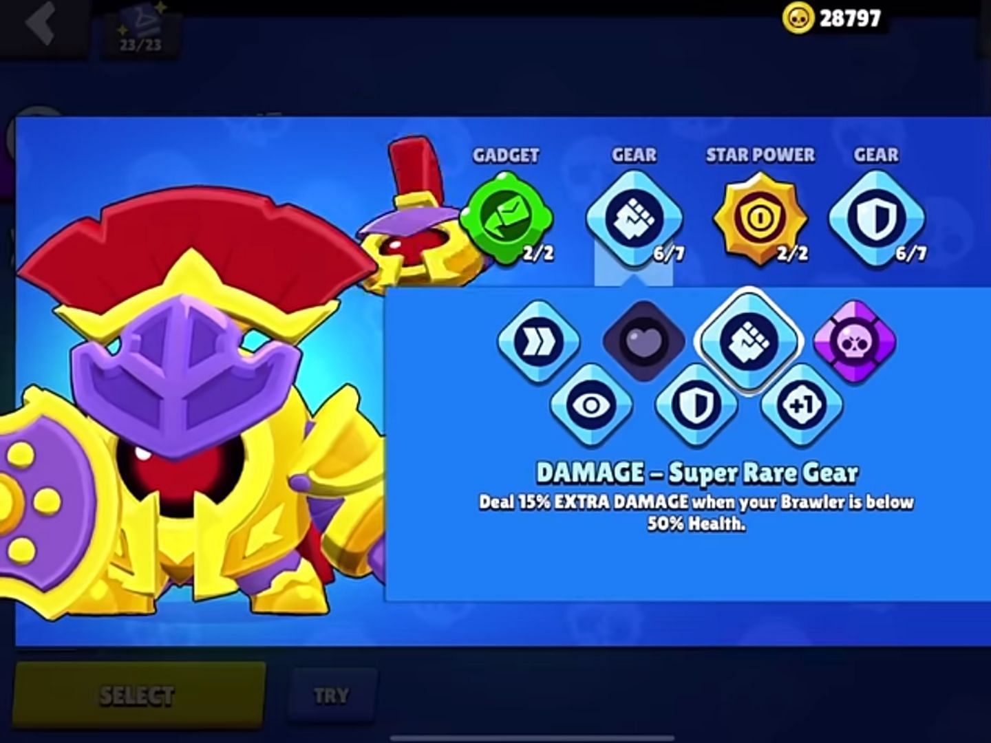 Damage Gear (Image via Supercell)