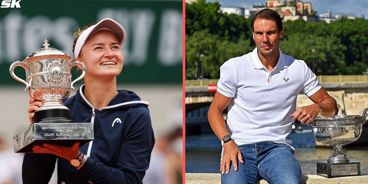 Barbora Krejcikova names Rafael Nadal as the player who inspires her the most across men