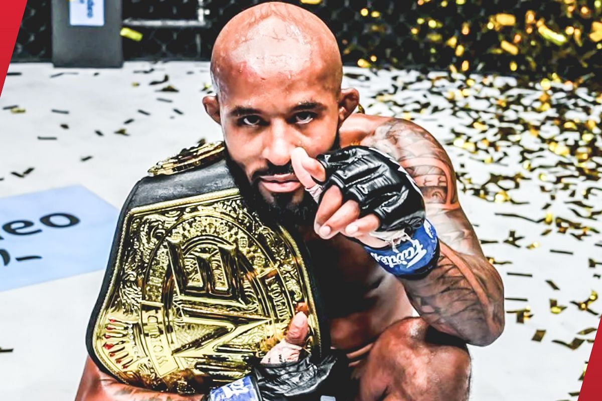 Demetrious Johnson breaks down the main difference between BJJ and MMA takedowns. -- Photo by ONE Championship