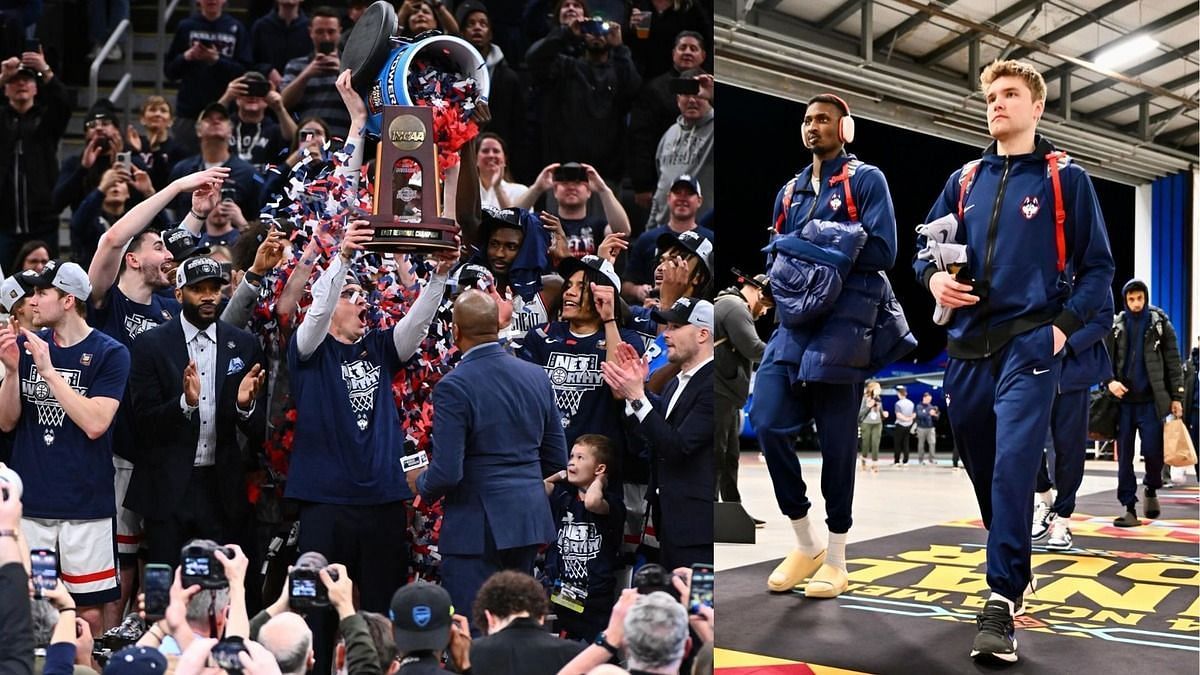 UConn Huskies arrive in Arizona for the Final Four
