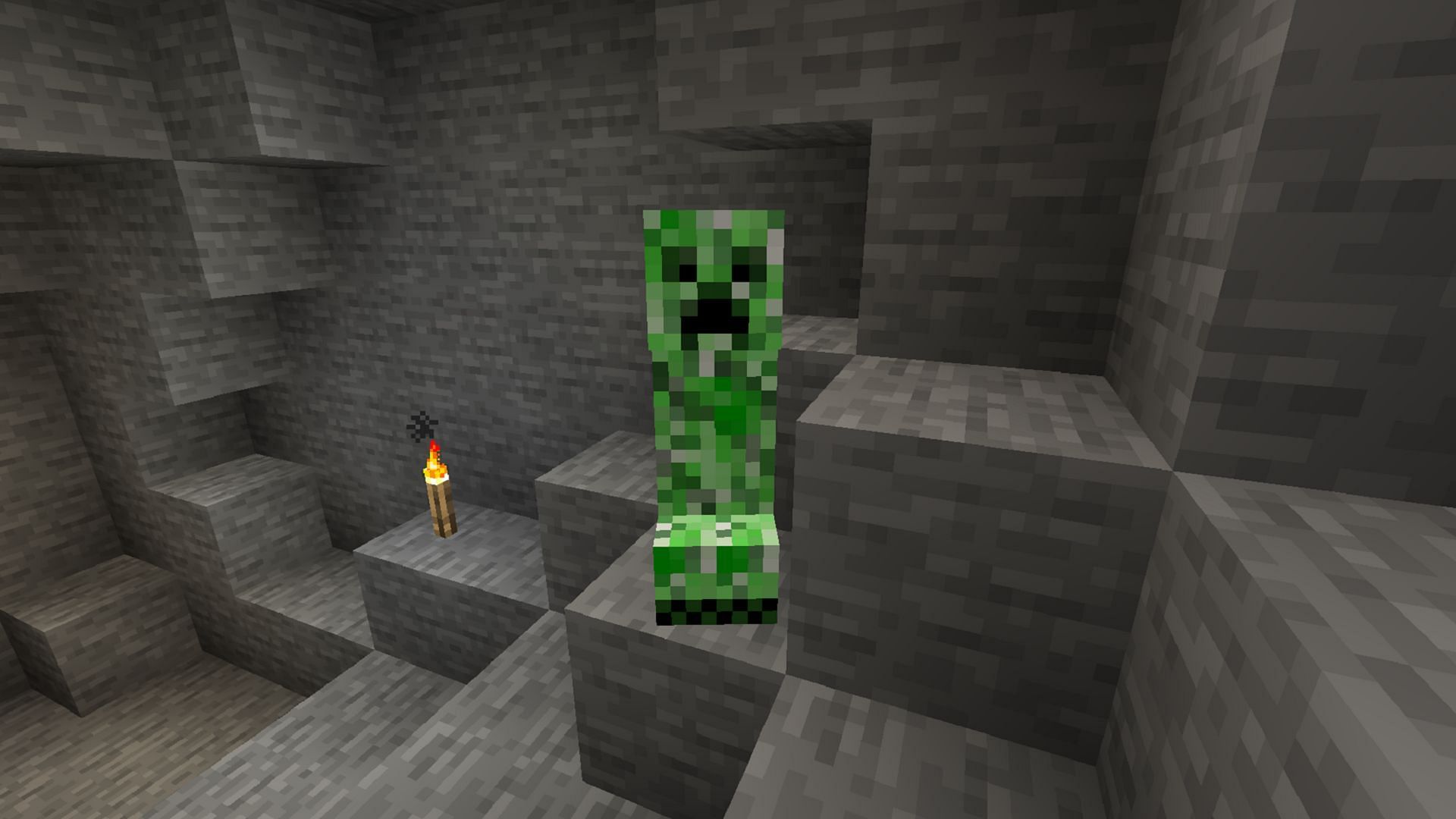 Creepers are likely the most recognizable hostile mob in Minecraft (Image via Mojang)