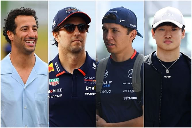 F1 paddock insider weighs in on Alex Albon, Daniel Ricciardo and Yuki Tsunoda's prospects as Sergio Perez's replacement