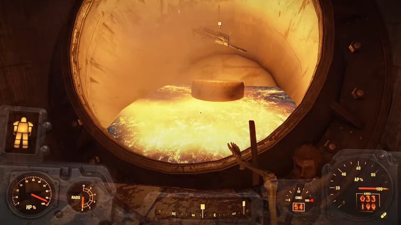 The Crucible quest leads you to the new Heavy Incinerator weapon in Fallout 4 (Image via Bethesda Softworks)